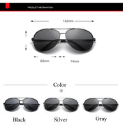 Fashionable large frame metal glasses