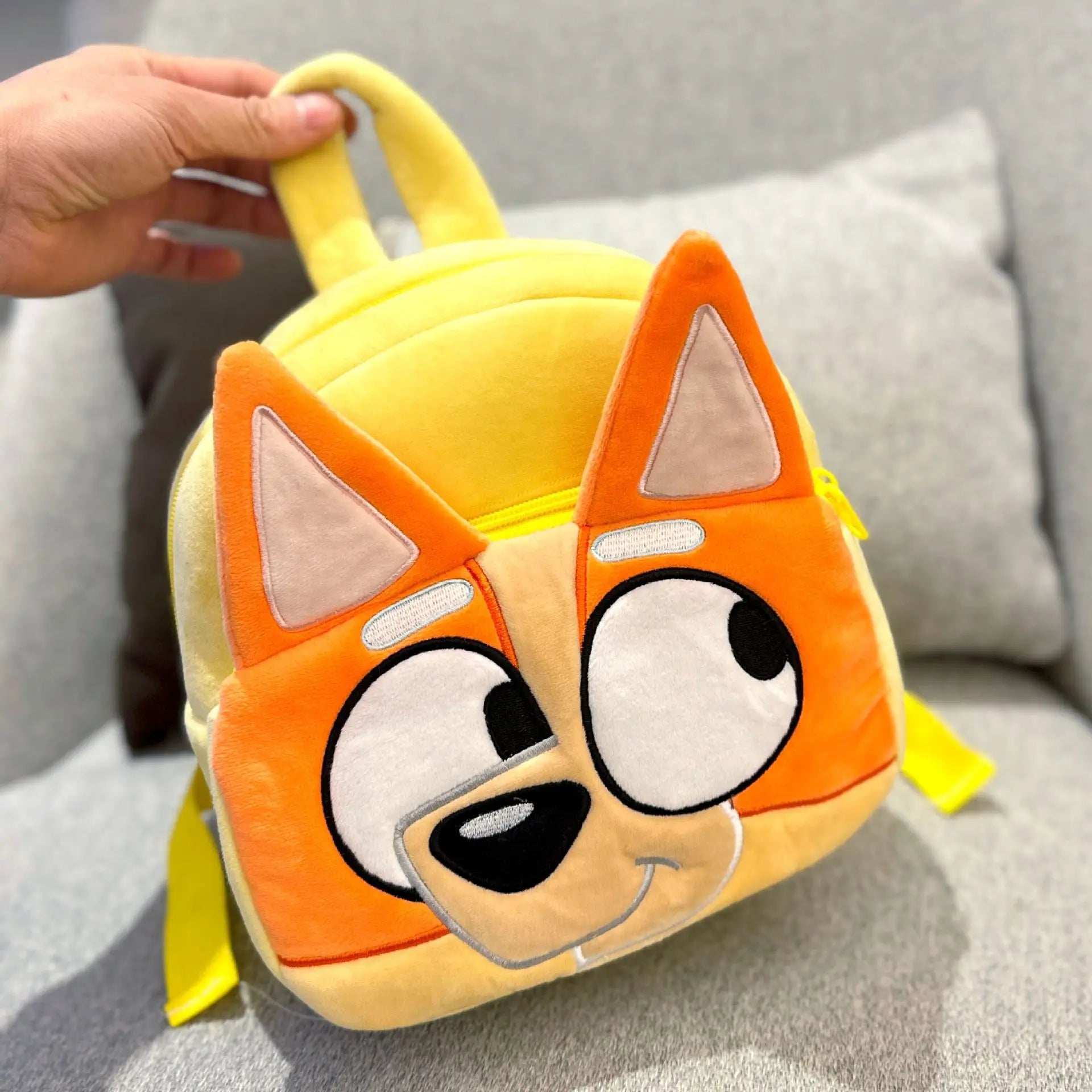 Moose Bluey Kindergarten Children Schoolbag Cartoon Bluey Family Anime Backpack Picnic And Travel Photo Snack Bag Children Gifts