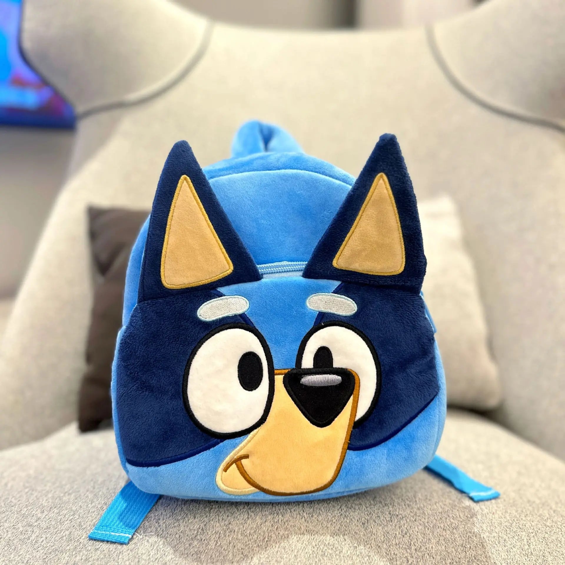 Moose Bluey Kindergarten Children Schoolbag Cartoon Bluey Family Anime Backpack Picnic And Travel Photo Snack Bag Children Gifts