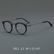 New Glasses 5812 Retro Glasses Rim Metal Optical Glasses